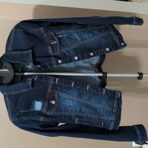 Denim/jean jacket size Medium in dark blue